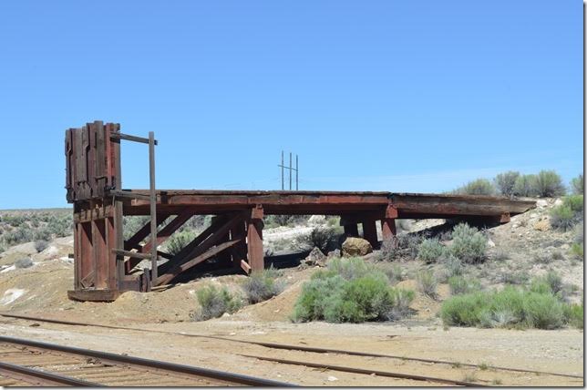 Ramp used by independent miners for loading ore at Keystone.